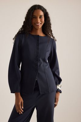 ALIGNE Bonnie Ponte Waisted Blazer