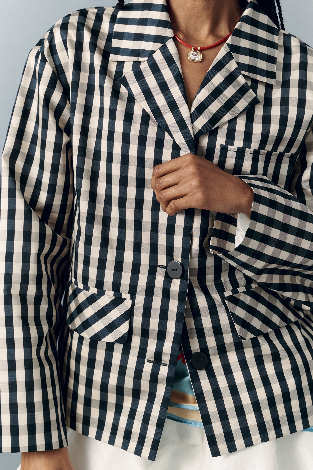 Baum und Pferdgarten Bani Gingham Shirt Jacket