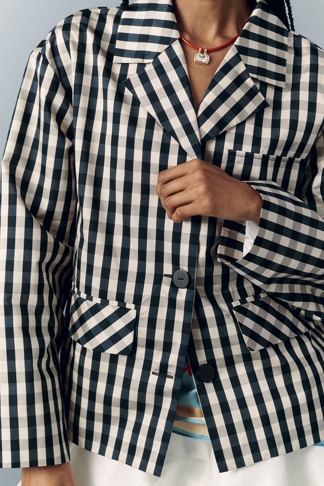 Baum und Pferdgarten Bani Gingham Shirt Jacket | Anthropologie