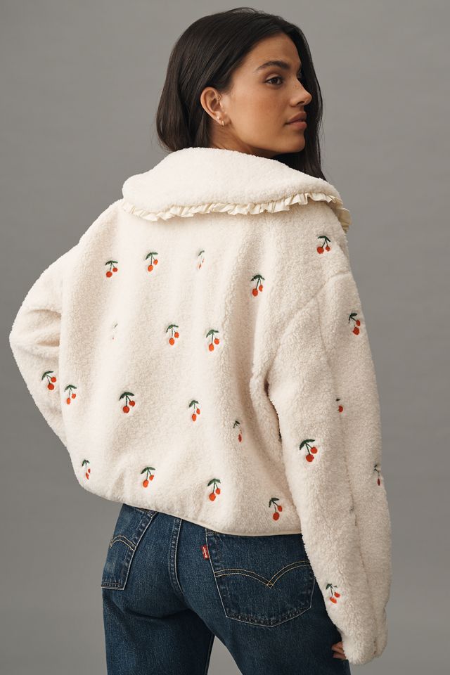 MABLE Sherpa Embroidered Jacket #1
