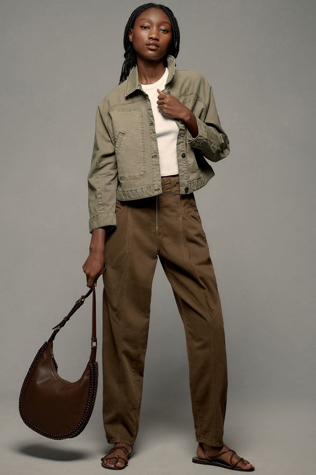 Pilcro Canvas Crop Dolman Jacket #3