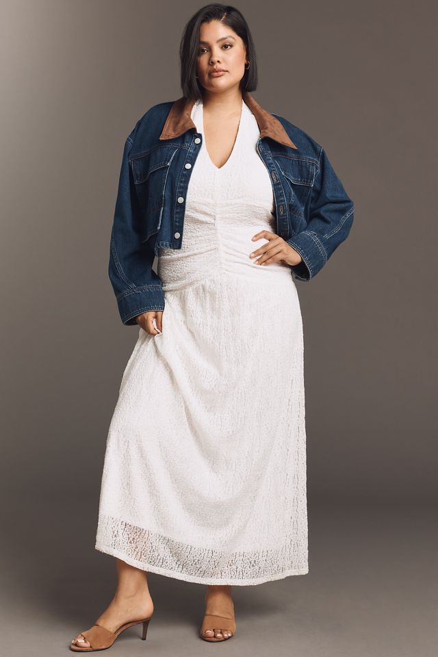 Pilcro Crop Denim Barn Jacket #3