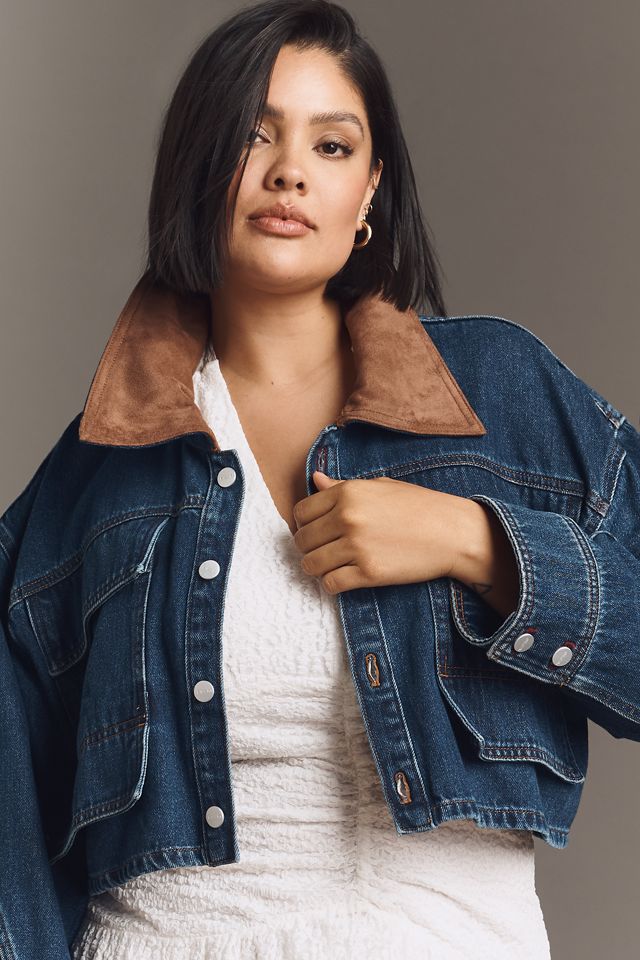 Pilcro Crop Denim Barn Jacket #2