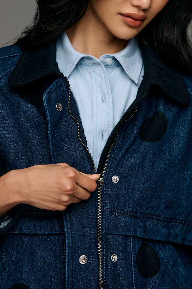 Lexie Cropped Workwear Jacket by Pilcro #2