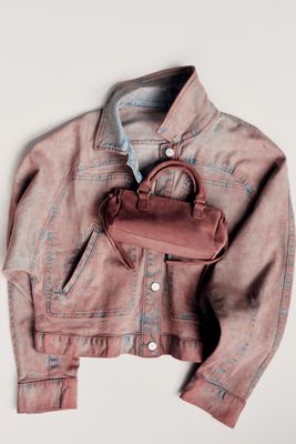 Pilcro Cotton Washed Denim Jacket