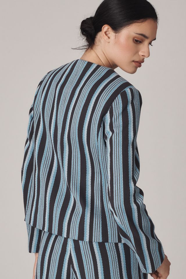 Scotch & Soda Textured Stripe Blazer #1