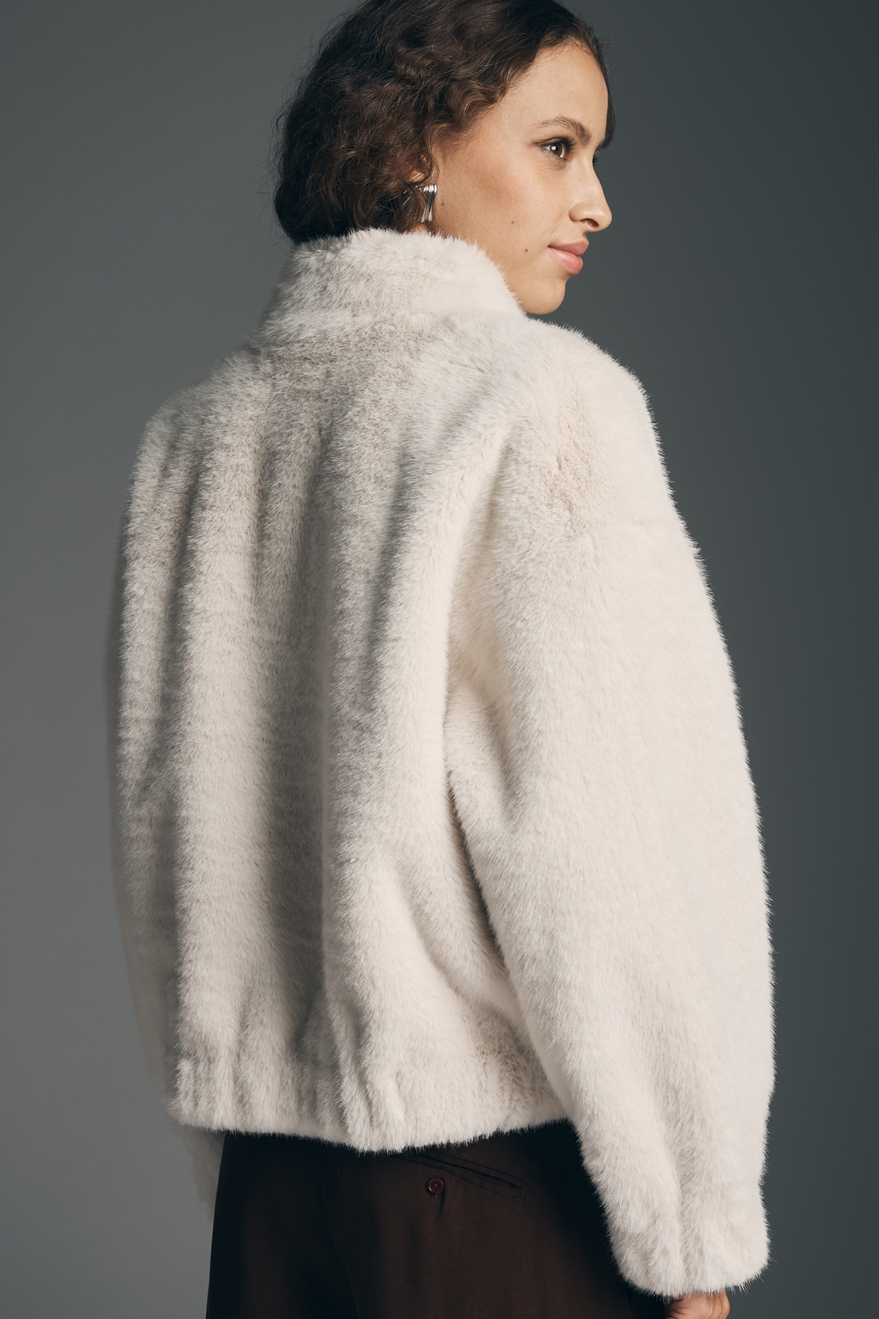 Habitual Faux Fur Utility Jacket