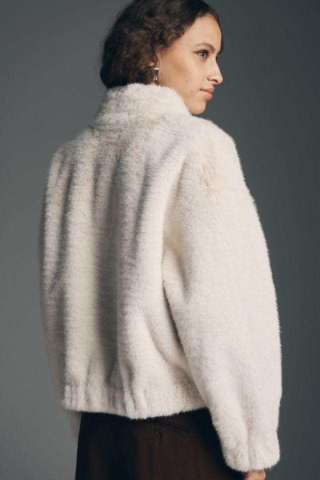 Habitual Faux Fur Utility Jacket | Anthropologie