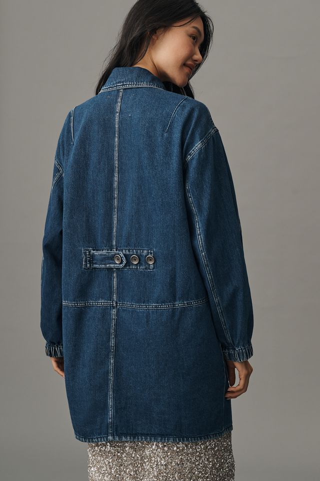 Pilcro Utility Denim Long Chore Jacket #2