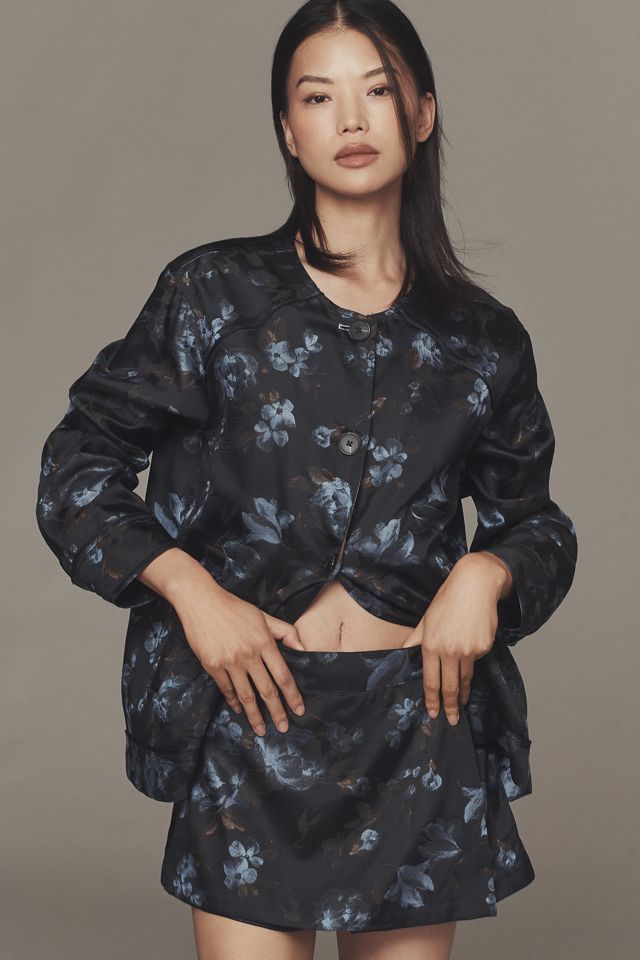 By Anthropologie Brocade Jacket #1