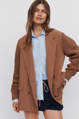 By Anthropologie Twofer Sweater Blazer