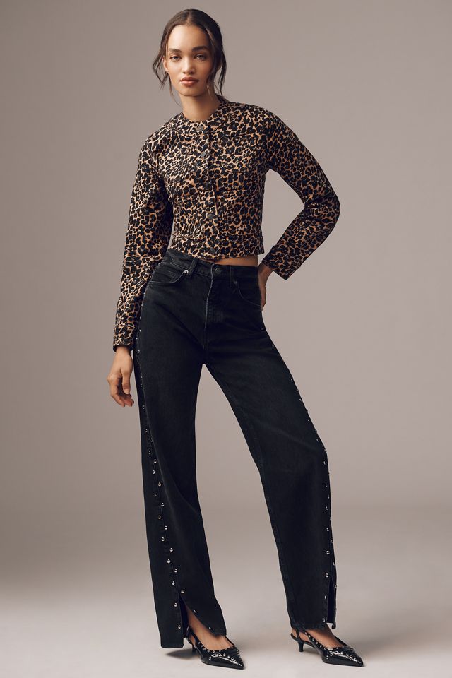 The Cora Patch Pocket Jacket by Maeve: Leopard Edition #2
