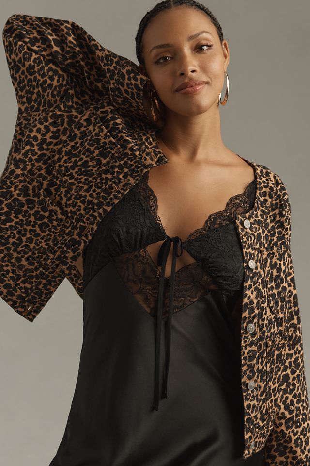 The Cora Patch Pocket Jacket by Maeve: Leopard Edition #4
