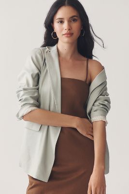 MAEVE THE TESSIE BLAZER BY MAEVE: LINEN EDITION JACKET 