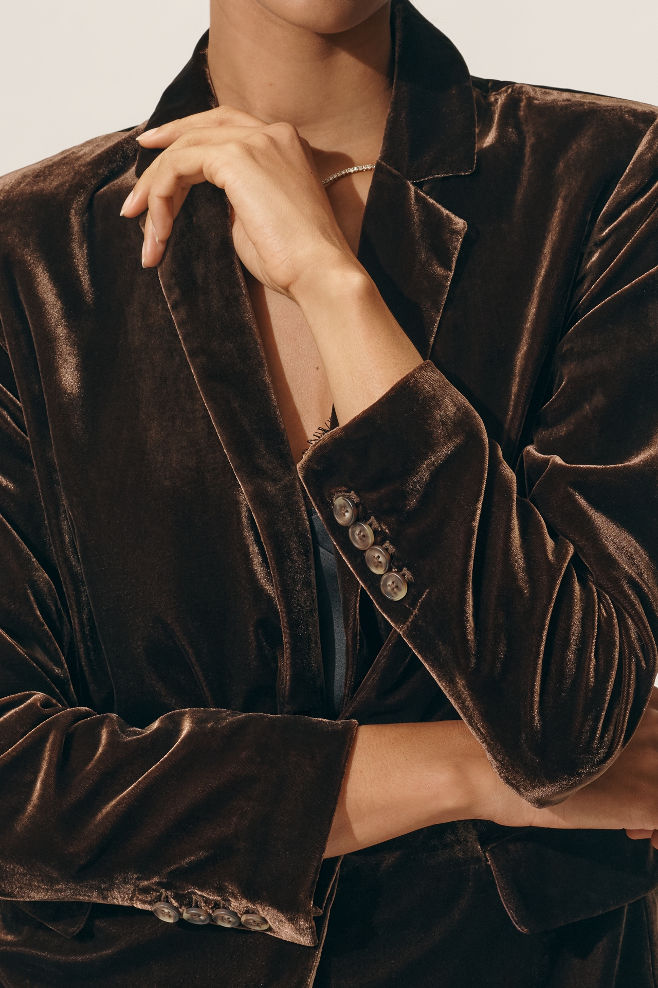 The Tessie Blazer by Maeve: Velvet Edition