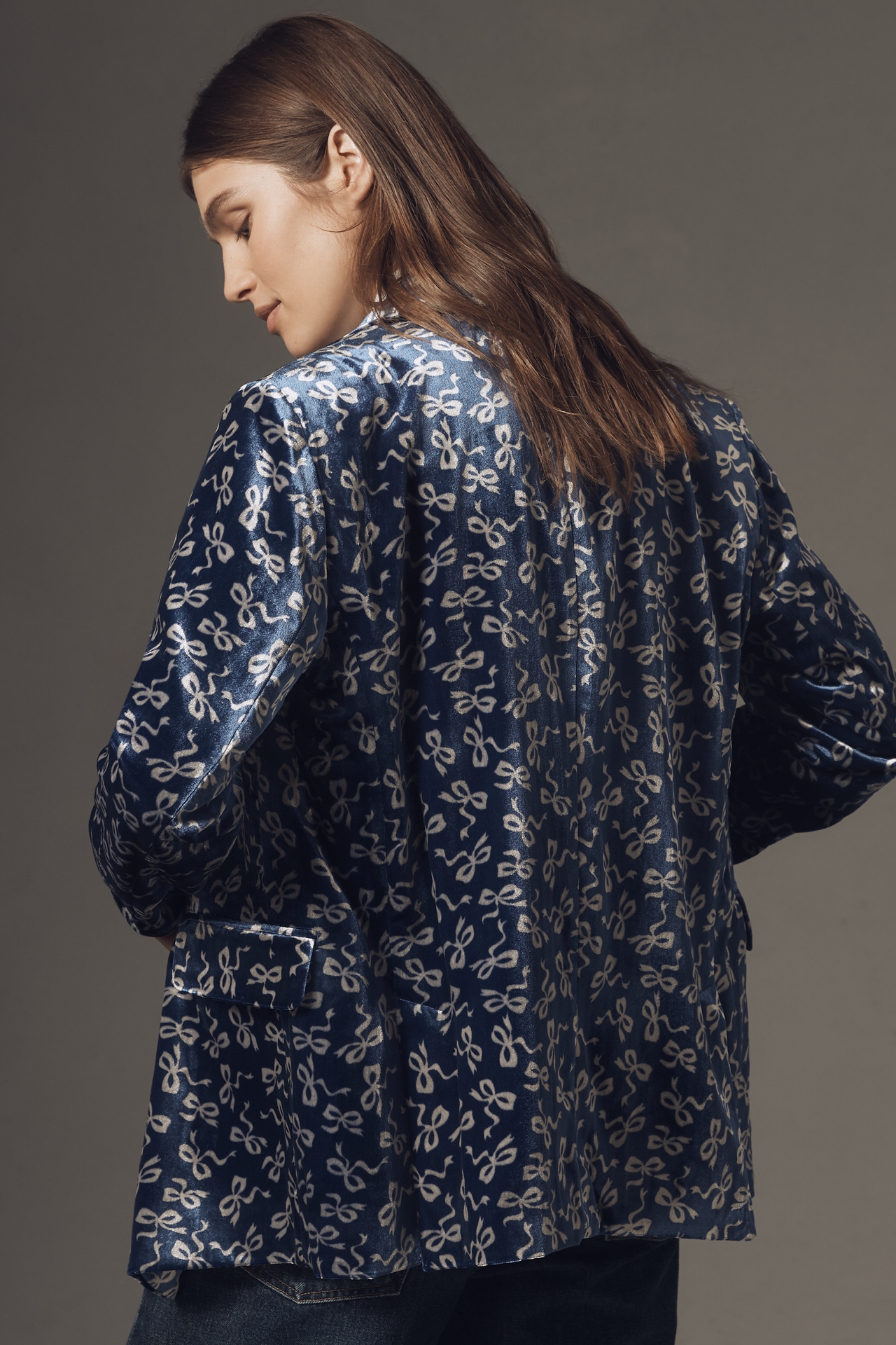 The Tessie Blazer by Maeve: Velvet Edition