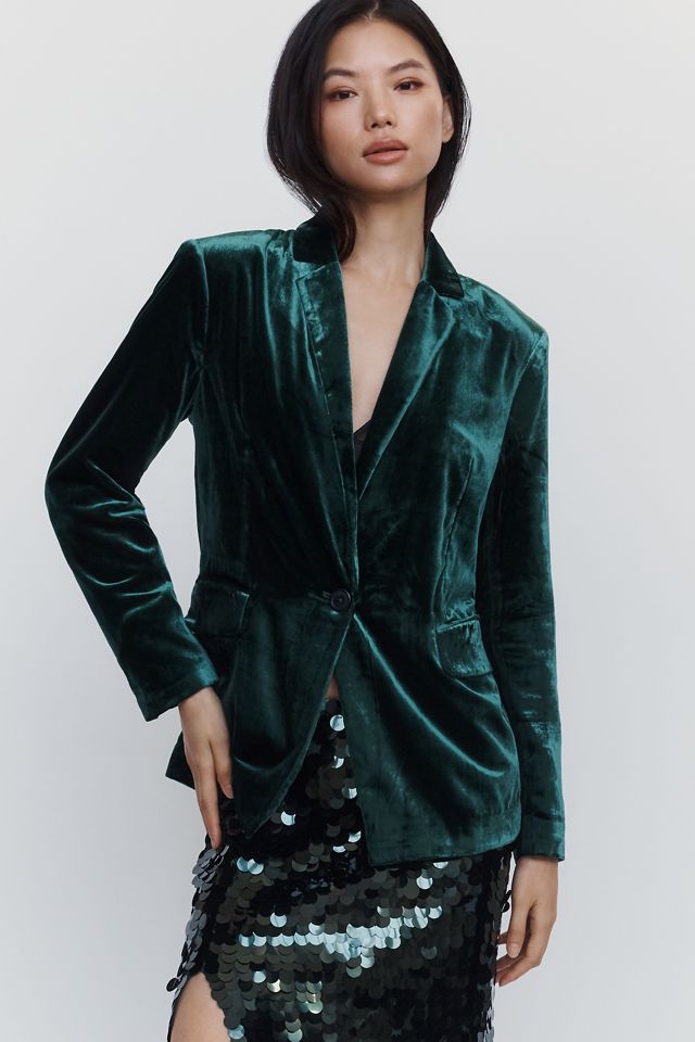 @loverlygrey x Anthropologie Tessie Velvet Jacket #3