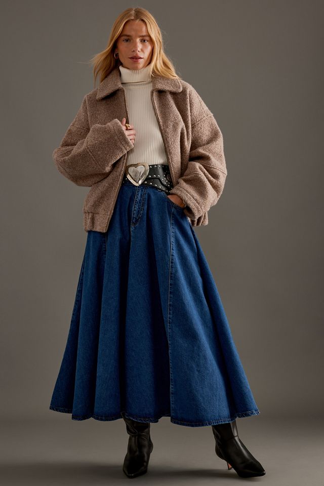 Giacca Bomber Morbida Oversize di Anthropologie #3