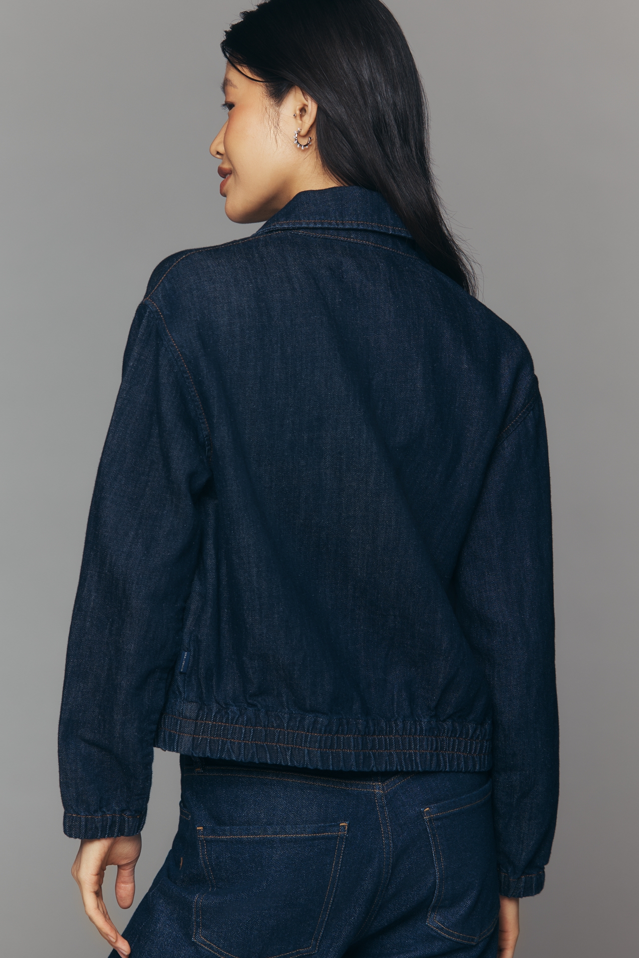 7 For All Mankind Rinsed Denim Jacket