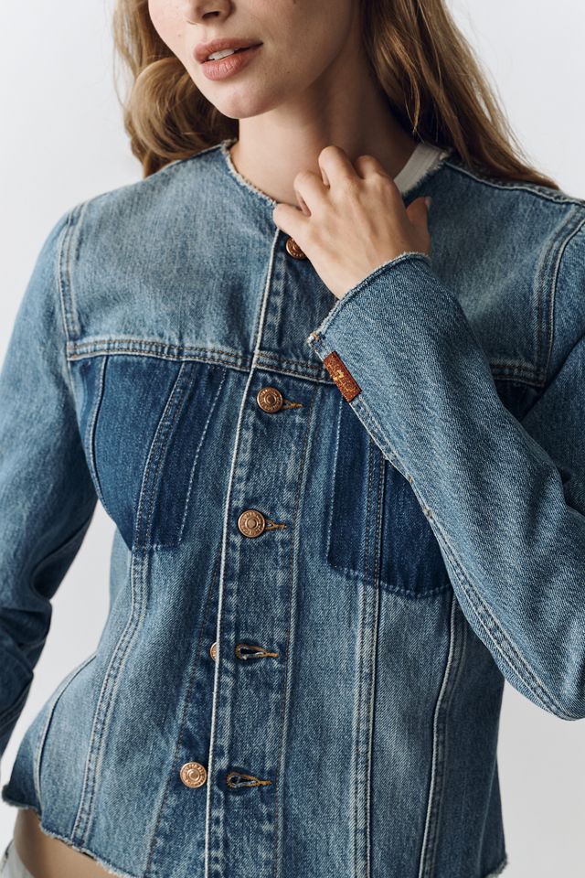 7 For All Mankind Vicky Denim Jacket | Anthropologie