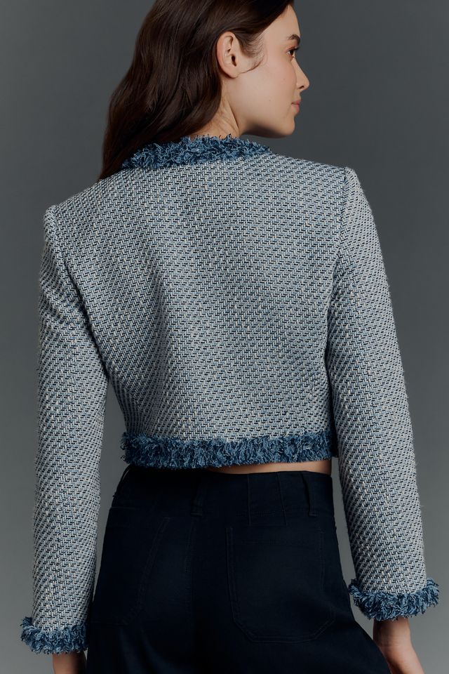 Derek Lam 10 Crosby Asuka Cropped Fringe Jacket #1
