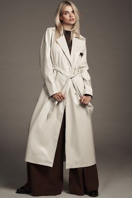 Anthropologie Moglea Daybreak Art to Wear Trenchcoat Sz sale 6