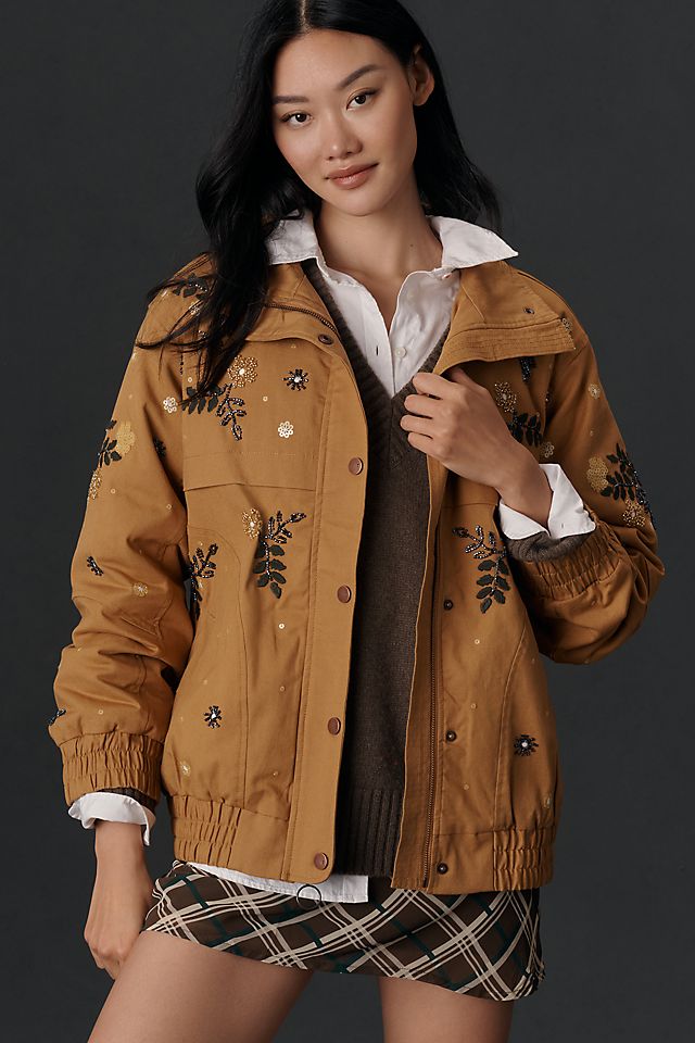 By Anthropologie Oversized Bomber Jacket | Anthropologie By Anthropologie Oversized Bomber Jacket | Anthropologie