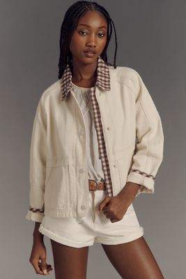The Lexie Crop Workwear Jacket by Pilcro