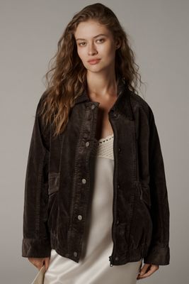 Pilcro Corduroy Bomber Jacket
