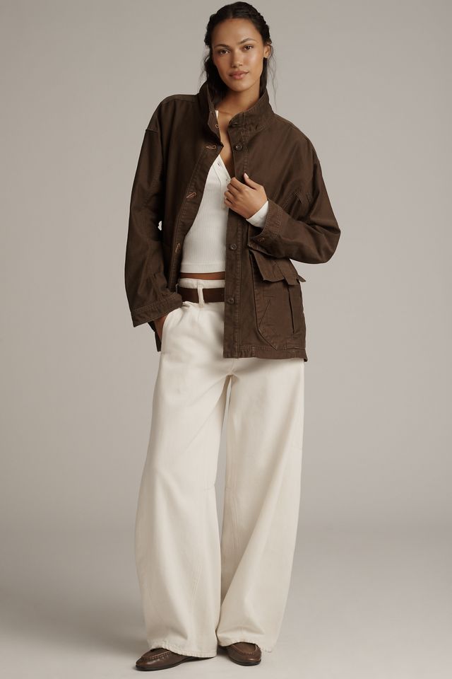 Pilcro Surplus Cinch-Waist Jacket #3