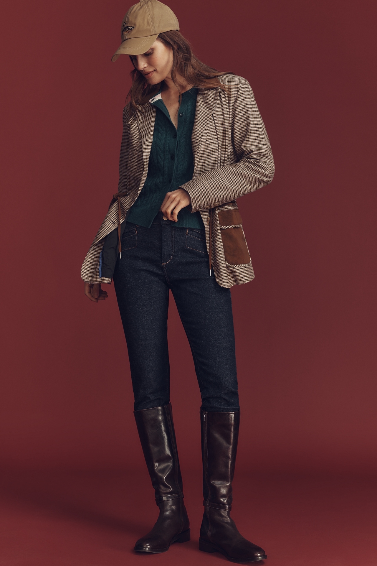 Maeve Cinch-Waist Blazer