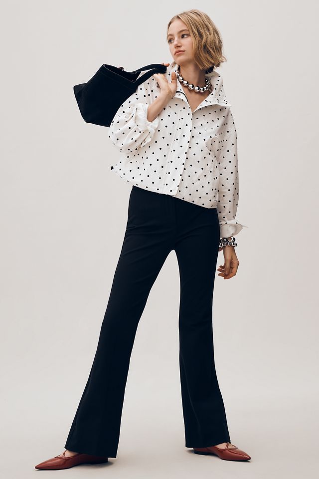 RAISONNEL Cotton Polka Dot Bomber Jacket  #1