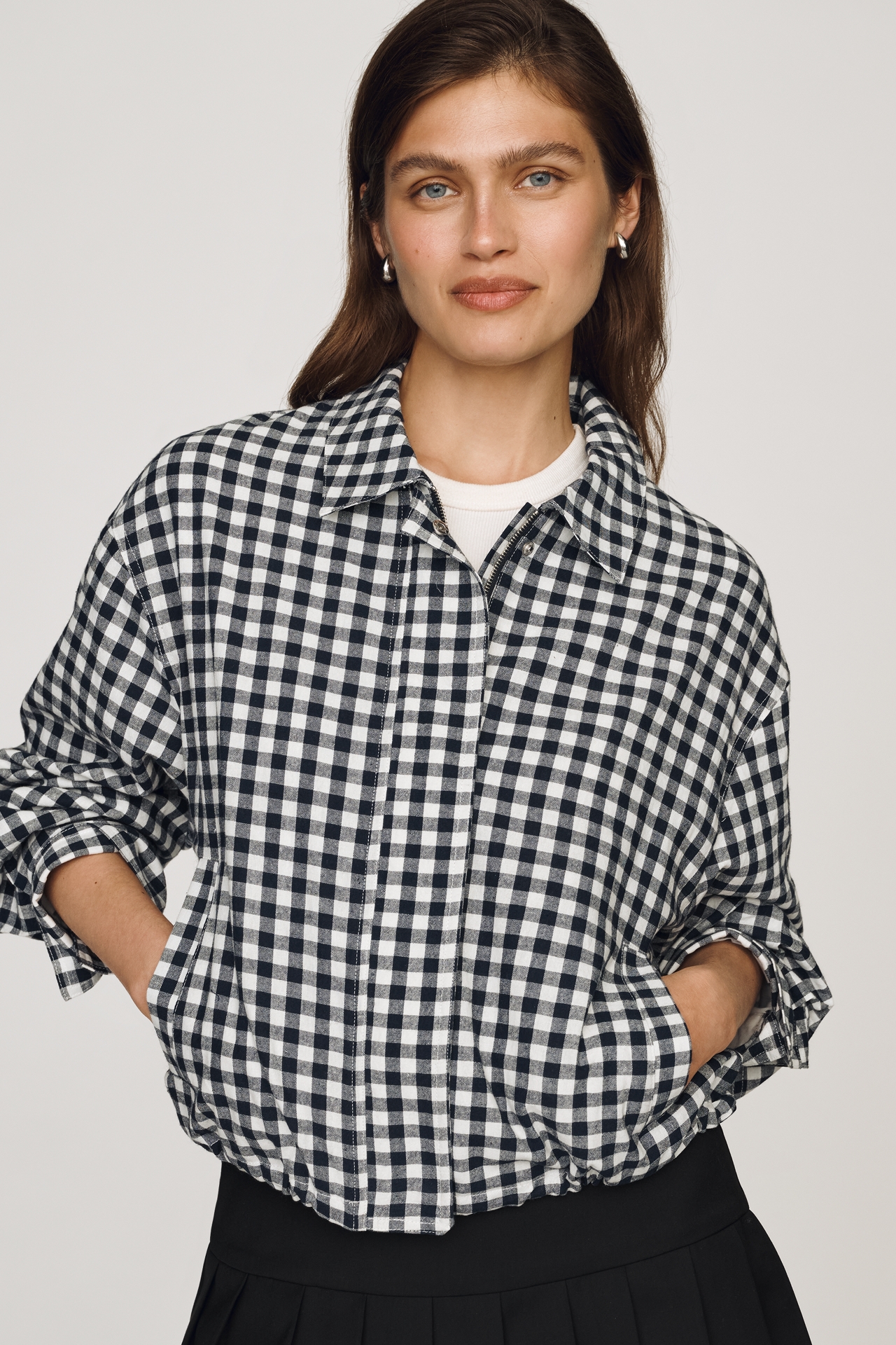 RAISONNEL Gingham Jacket