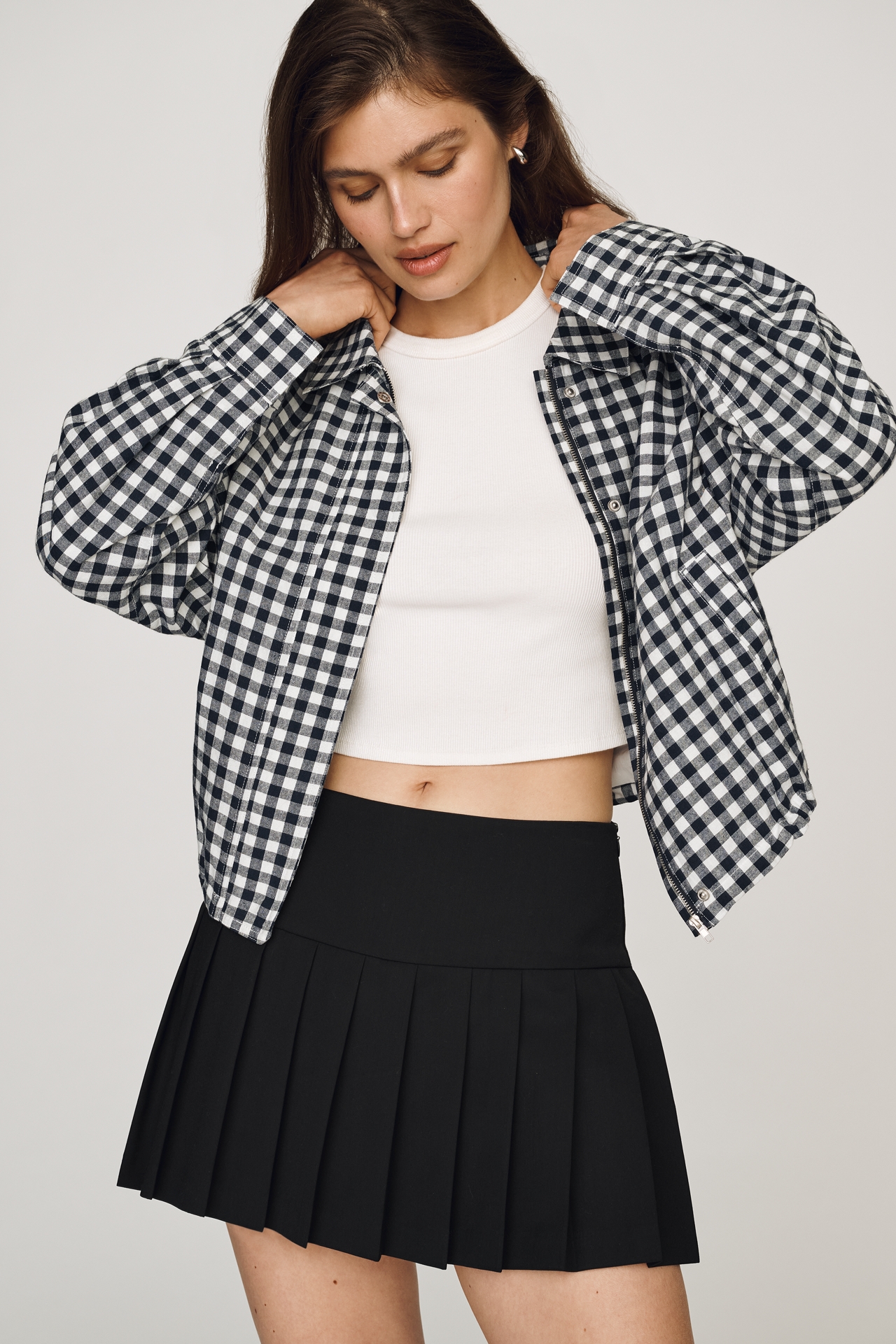 RAISONNEL Gingham Jacket