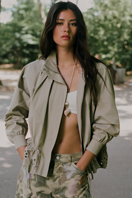 ジャケット・アウター ella selectshop tent punch jacket RAISONNEL Eyelet Jacket | Anthropologie
