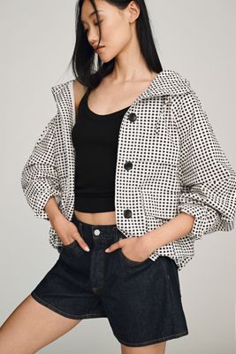 RAISONNEL Gingham Hooded Jacket