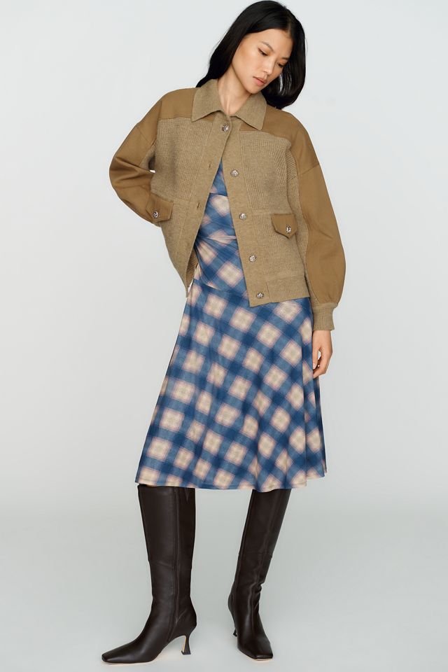 RAISONNEL Mixed Cardigan Sweater #2