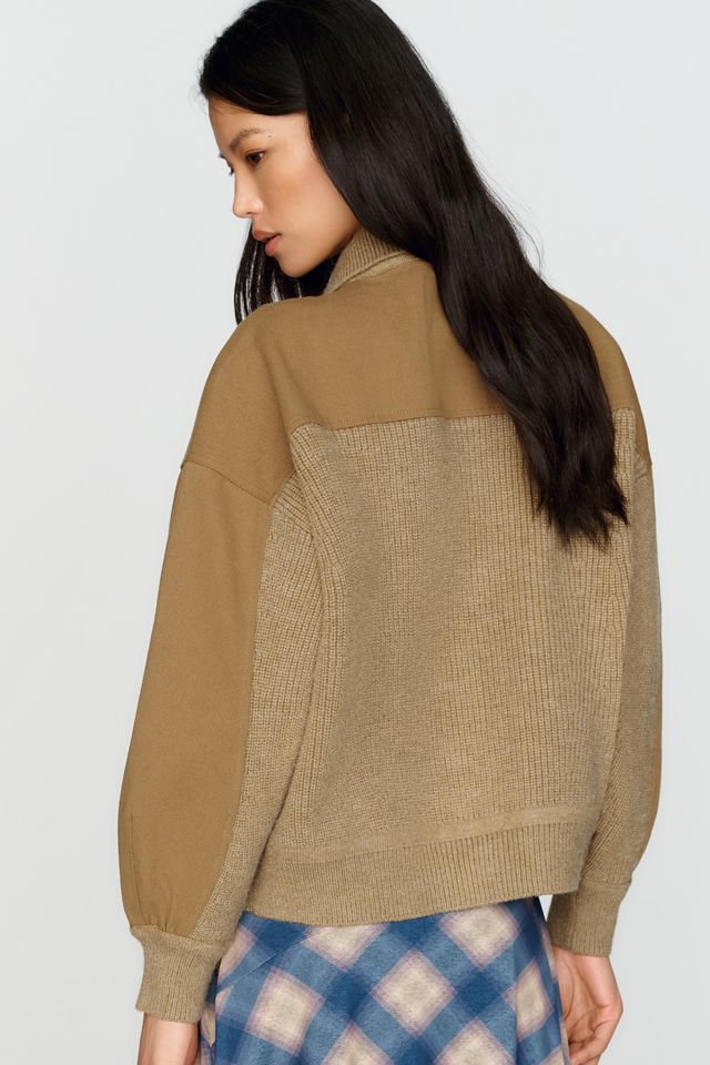 RAISONNEL Mixed Cardigan Sweater #3