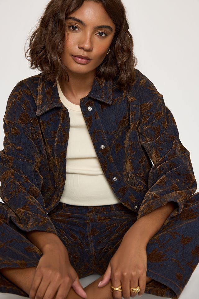 The Tiny Big Sister Denim Jacquard Jacket #1