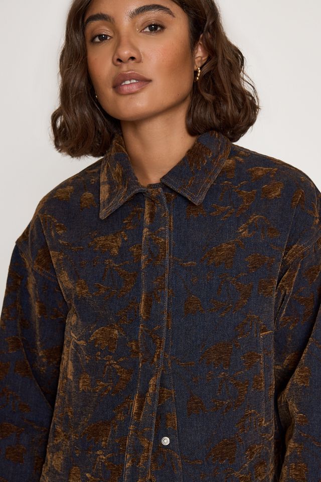 The Tiny Big Sister Denim Jacquard Jacket #3