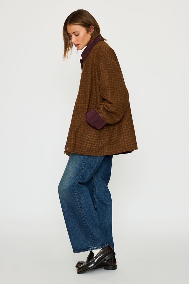 By Anthropologie Reversible Quilted Boucle Jacket #2