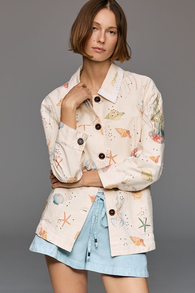 Maude Club Hayes Cotton Printed Jacket #4