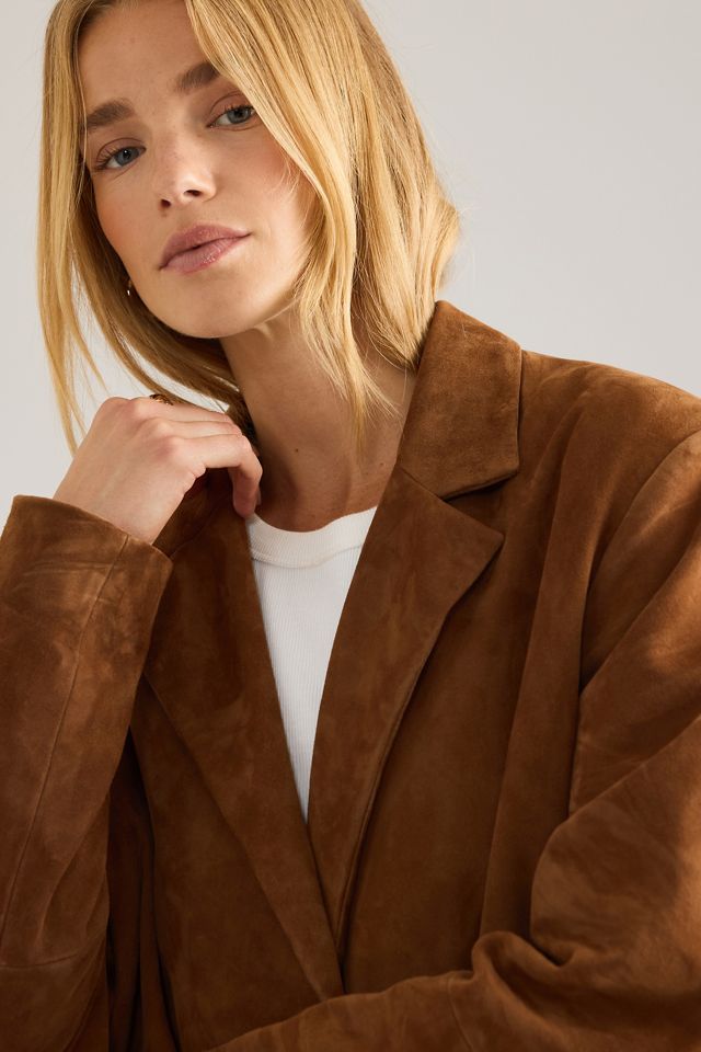 By Anthropologie Suede Blazer  #5