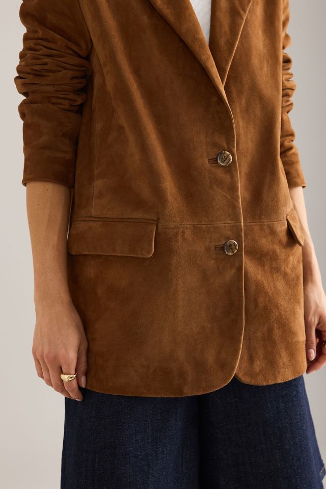 By Anthropologie Suede Blazer  #4