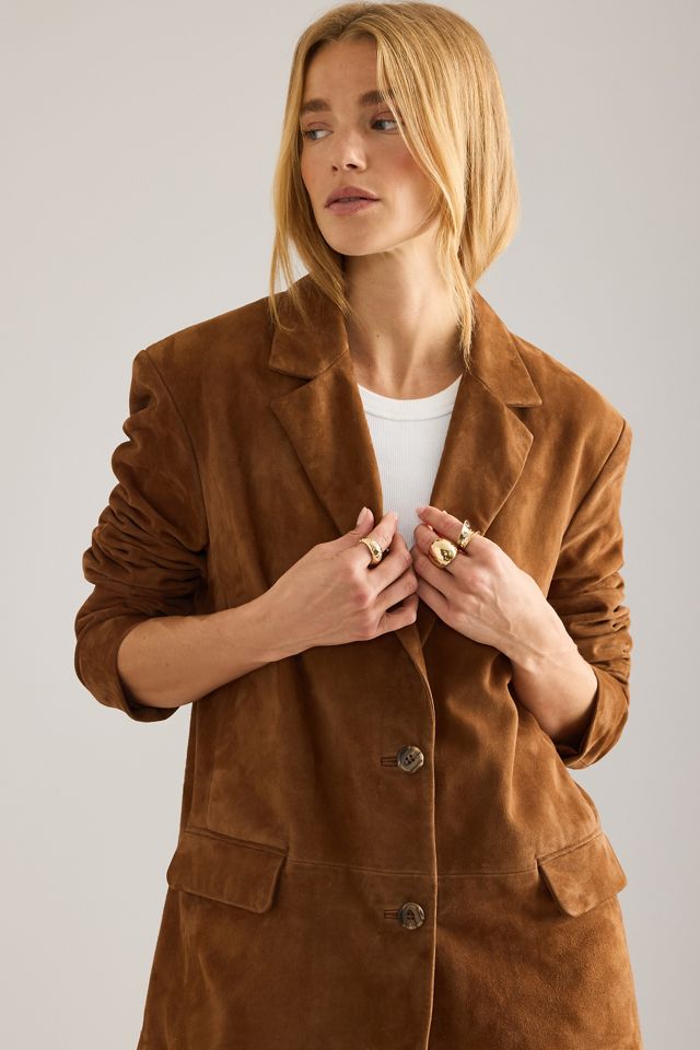 By Anthropologie Suede Blazer  #2