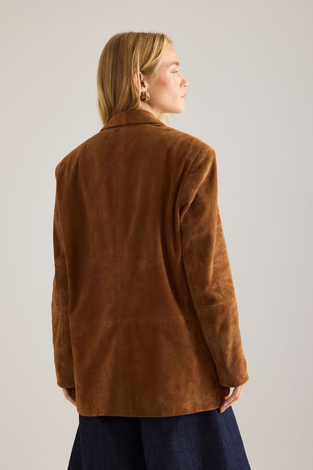 By Anthropologie Suede Blazer  #1