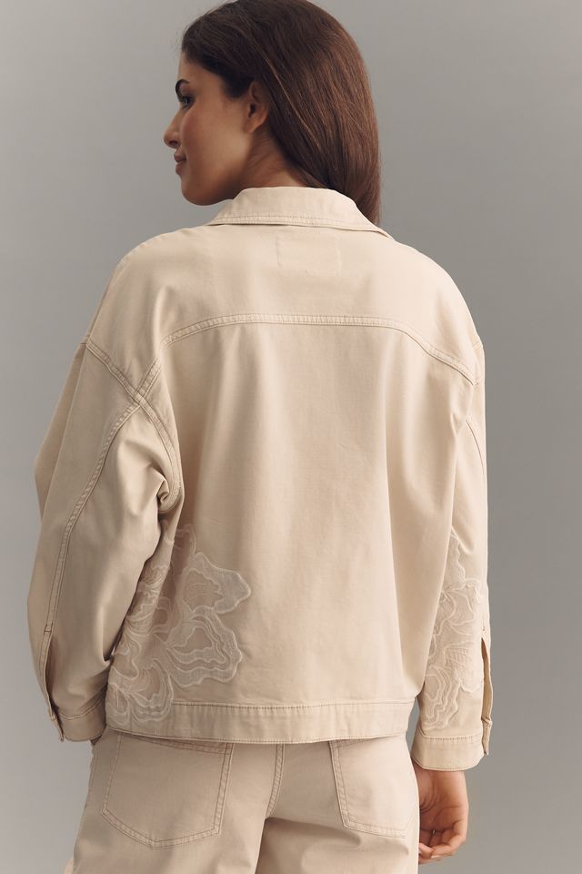 Weston Embroidered Boyfriend Jacket by Pilcro #3