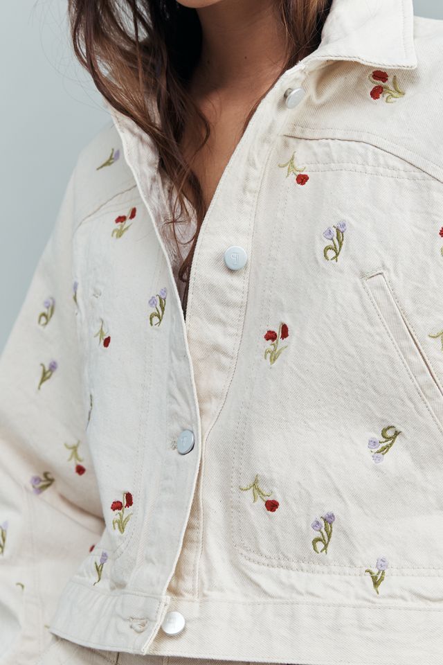 Pilcro Tulip Print Jacket #1