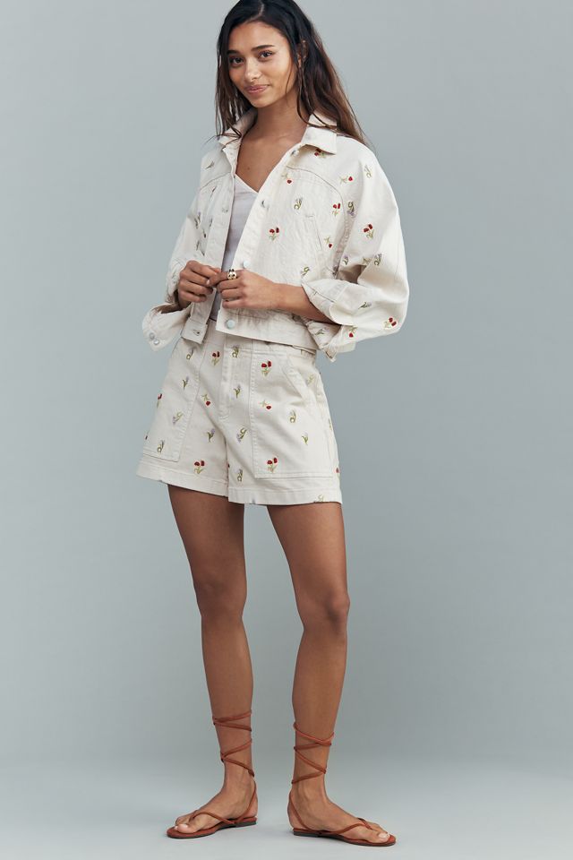 Pilcro Tulip Print Jacket | Anthropologie