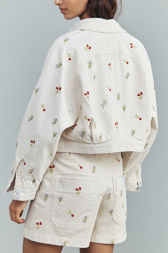 Pilcro Tulip Print Jacket | Anthropologie
